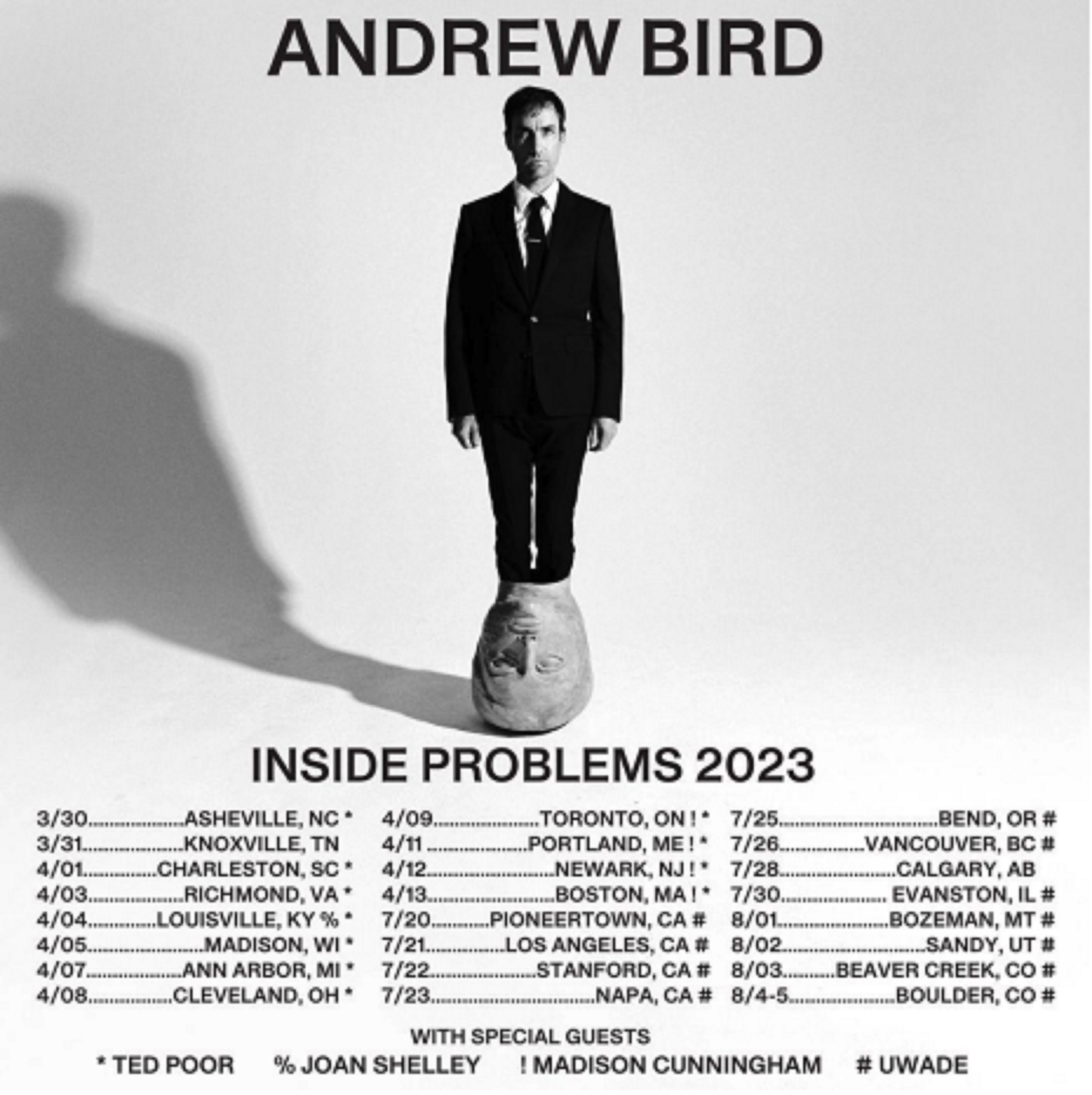 andrew bird tour schedule